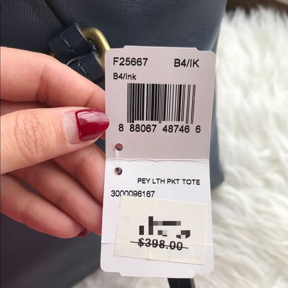 PEYTON LEATHER POCKET TOTECOACH - Picture 4 of 4